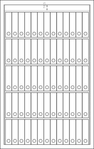 Format Tresorbau Wertschutzschrank mit Sicherheitsstufe VdS 2 Technische Zeichnung 1 L