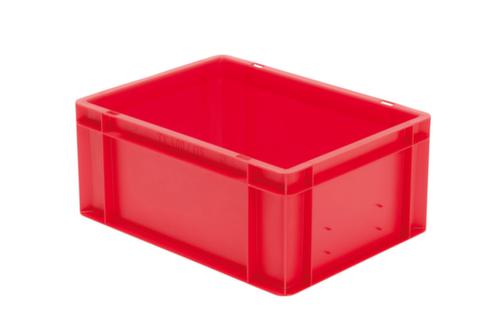 Lakape Euronorm-Stapelbehälter Favorit Wände + Boden geschlossen, rot, Inhalt 15 l