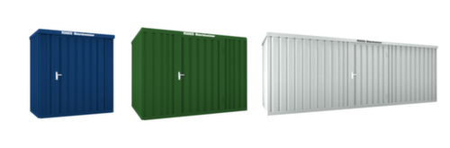 Säbu Lackierter Materialcontainer FLADAFI® mit Holzfußboden Standard 1 L