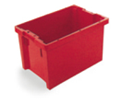 Drehstapelbehälter, rot, Inhalt 65 l
