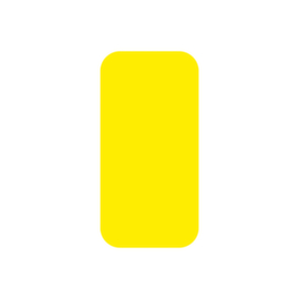 EICHNER Klebesymbol, Rechteck, gelb