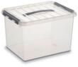 Stapelbare Aufbewahrungsbox transparent Standard 4 S
