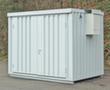 Säbu Isolierter Materialcontainer mit Fußboden fertig montiert Milieu 2 S