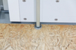 Säbu Isolierter Materialcontainer mit Fußboden fertig montiert Detail 3 S