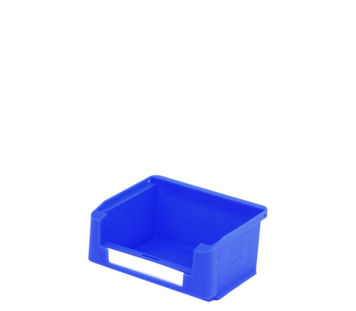 BITO Sichtlagerkasten hoch belastbar, blau, Tiefe 85 mm, Polypropylen