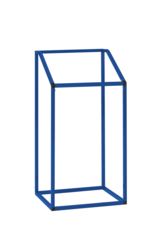 Offener GroĂvolumen-MĂŒllsackstĂ€nder, fĂŒr 240-Liter-SĂ€cke, RAL5010 Enzianblau