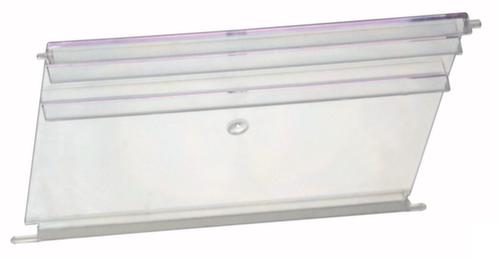 Sichtscheibe für Euronorm-Stapelbehälter mit Eingrifföffnung