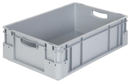 Industrie-StapelbehÀlter, grau, Inhalt 90 l