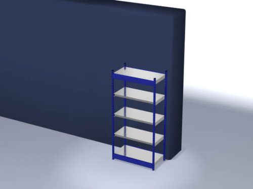 hofe Steckregal, Höhe x Breite x Tiefe 2000 x 1060 x 500 mm, 5 Böden