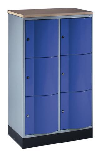 C+P SchlieĂfachschrank Resisto, 6 FĂ€cher