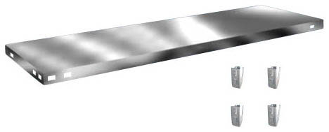 hofe Fachboden für Systemregal, Breite x Tiefe 1300 x 400 mm