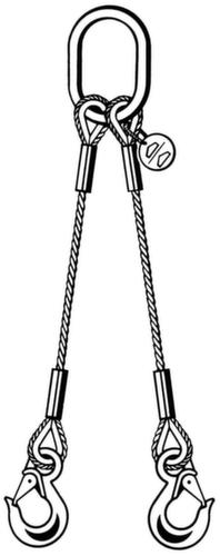 Seilgeschirr, 4400 kg, mit Ösenhaken