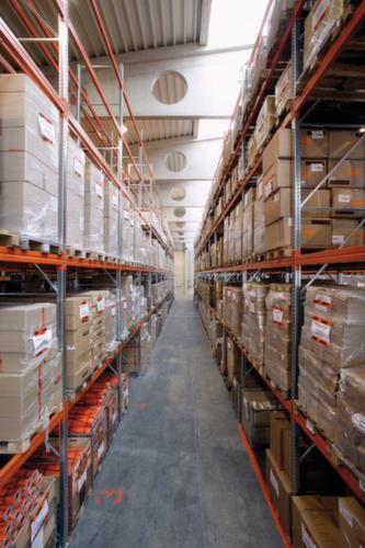 META Palettenregal MULTIPAL für 6 Paletten, 1825 mm breit, 3 Lagerebenen