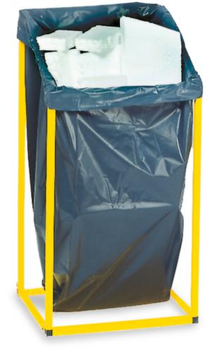 Offener GroĂvolumen-MĂŒllsackstĂ€nder, fĂŒr 1000-Liter-SĂ€cke, RAL1023 Verkehrsgelb