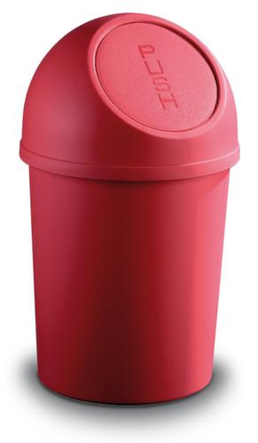 helit Push-Abfallbehälter, 13 l, rot