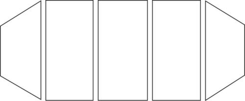 Mehrzwecktisch, Breite x Tiefe 1600 x 800 mm, Platte Ahorn