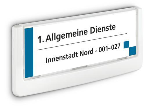 Durable TĂŒrschild Click Sign mit farbigem Rahmen, Hochformat 52,5