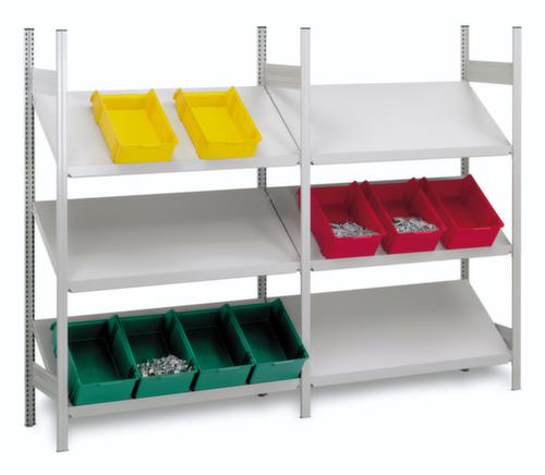 hofe Schrägboden für Steckregal, Breite x Tiefe 1300 x 600 mm