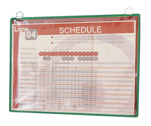 tarifold Aushangtasche tview, DIN A5, Rahmen mit Metallöse