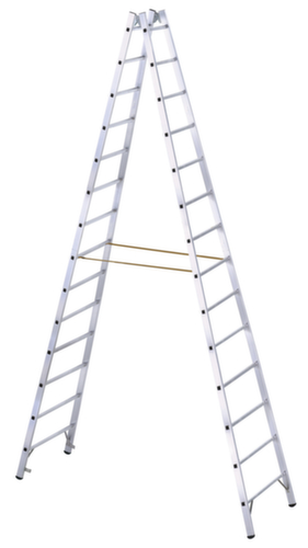 ZARGES Sprossenstehleiter in robuster IndustrieausfĂŒhrung