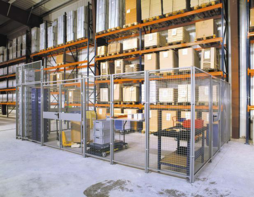 Endpfosten für Trennwandsystem, Höhe 2200 mm