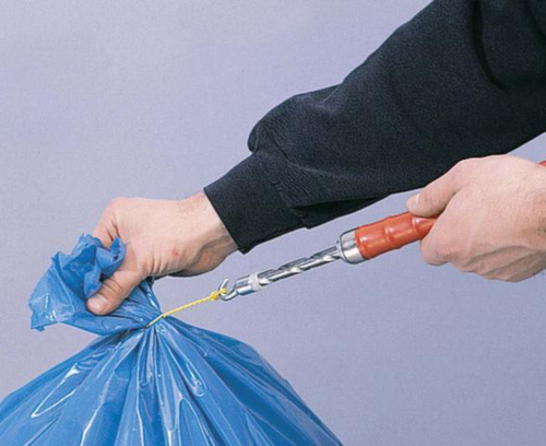 Drillapparat für Müllsack