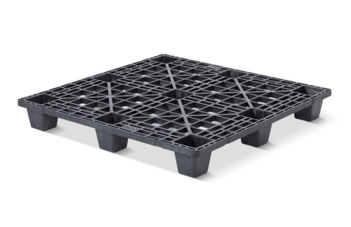 Containerpalette, PE-Regenerat, LĂ€nge x Breite 1140 x 1140 mm