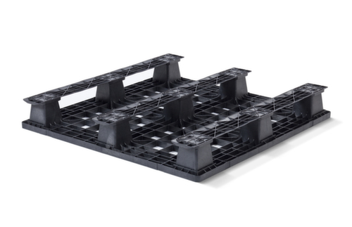 Containerpalette, PE-Regenerat, LĂ€nge x Breite 1140 x 1140 mm