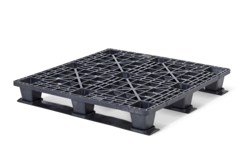 Containerpalette, PE-Regenerat, LĂ€nge x Breite 1140 x 1140 mm