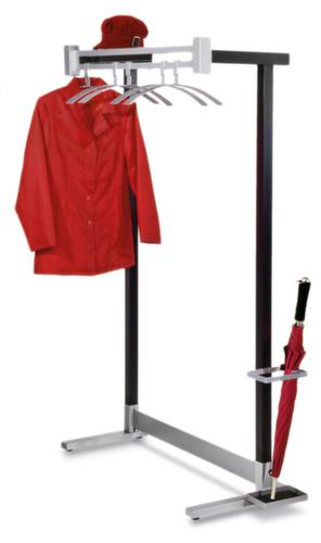 Reihengarderobe Montana, silber/anthrazit