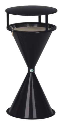 Schutzdach fĂŒr Standascher, RAL7021 Schwarzgrau