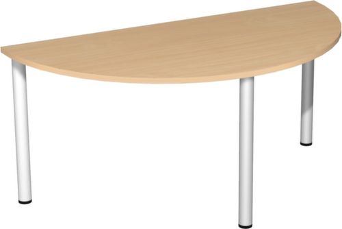 Gera Konferenztisch Basis, Breite x Tiefe 1600 x 800 mm, Platte Buche
