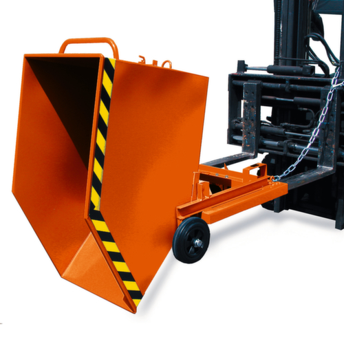 Bauer Späne-Kippwagen mit Ablasshahn