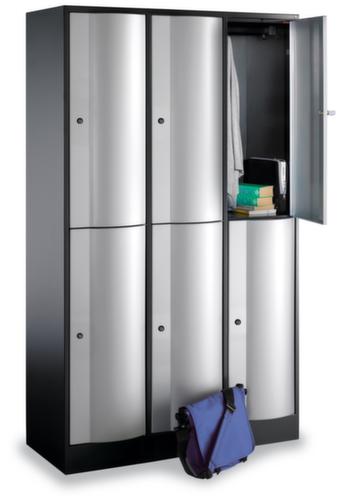 C+P SchlieĂfachschrank Resisto, 6 FĂ€cher