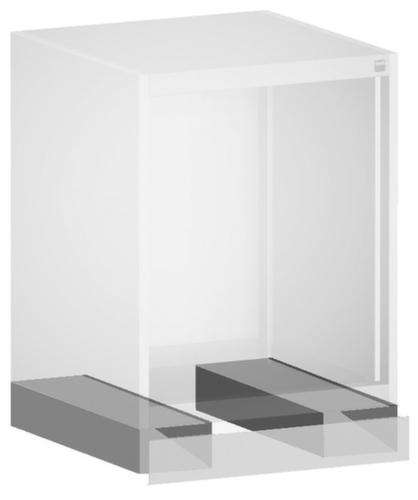 bott Staplersockel cubio fĂŒr Systemschrank