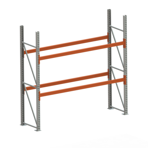 META Palettenregal MULTIPAL für 6 Paletten, 2870 mm breit, 3 Lagerebenen