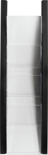 helit Wandbogendisplay "the arc" mit 4 Ablagen, 4 Ablagen, Gestell schwarz