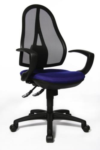 Topstar Bürodrehstuhl OPEN POINT SY mit Netzrücken, Netzrückenlehne, blau