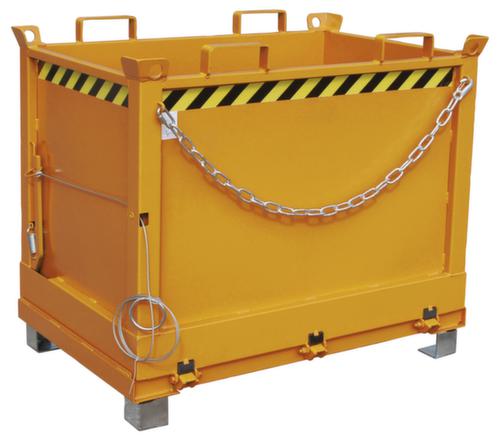 Bauer 3-fach stapelbarer KlappbodenbehÀlter in RAL2000 Gelborange