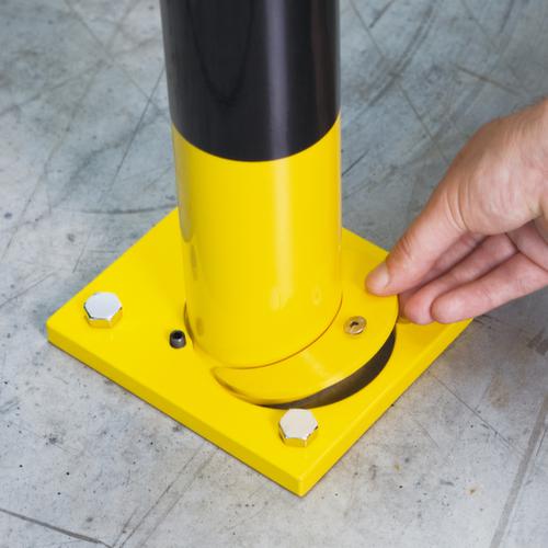 Moravia Demontierbarer Rammschutzbügel BLACK BULL, Höhe x Breite 350 x 750 mm