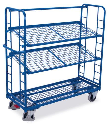 VARIOfit Etagenwagen mit neigbaren Drahtgitterböden