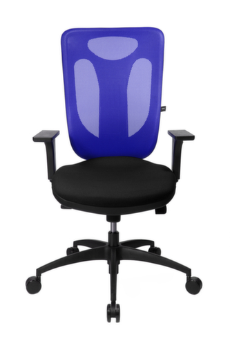 Topstar Bürodrehstuhl Net Pro 100 mit Punktsynchronmechanik, Netzrückenlehne, schwarz