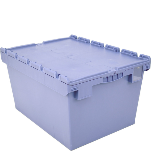 BITO Großvolumen-Mehrwegbehälter mit Rippenboden, Inhalt 158 l, Krokodildeckel