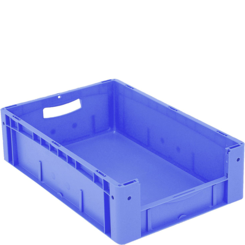 BITO Euronorm-SichtlagerbehÀlter mit Eingrifföffnung, blau, HxLxB 170x600x400 mm