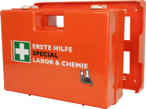 actiomedic Branchenspezifischer Verbandkoffer Labor & Chemie, Füllung nach DIN 13157