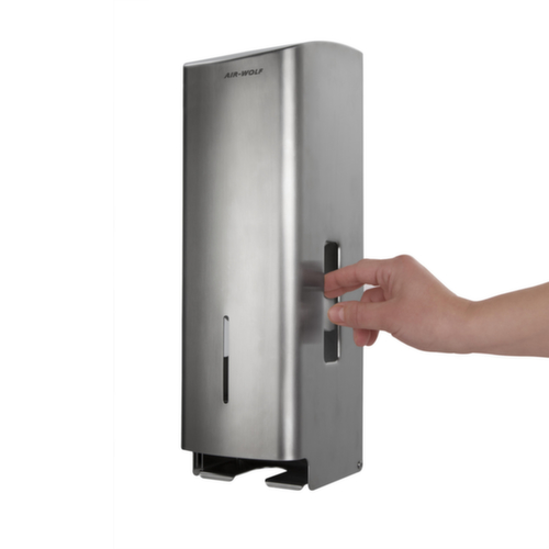 AIR-WOLF Toilettenpapierspender Gamma für 3 Rollen, Edelstahl