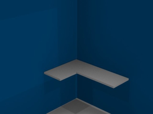 hofe Fachboden für Lagerregal, Breite x Tiefe 1000 x 500 mm