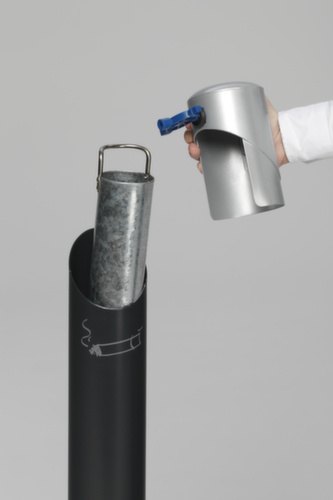 VAR Standascher SG 105 R aus Stahl, RAL7021 Schwarzgrau