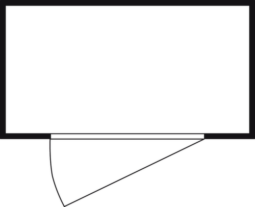Säbu Isolierter Materialcontainer mit Fußboden fertig montiert