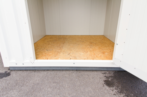 Säbu Isolierter Materialcontainer mit Fußboden fertig montiert